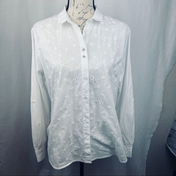 Vlt’sv Valentina  made in Italy size X-Large 97% 3% elastane will buttoned Jewel - Picture 1 of 6